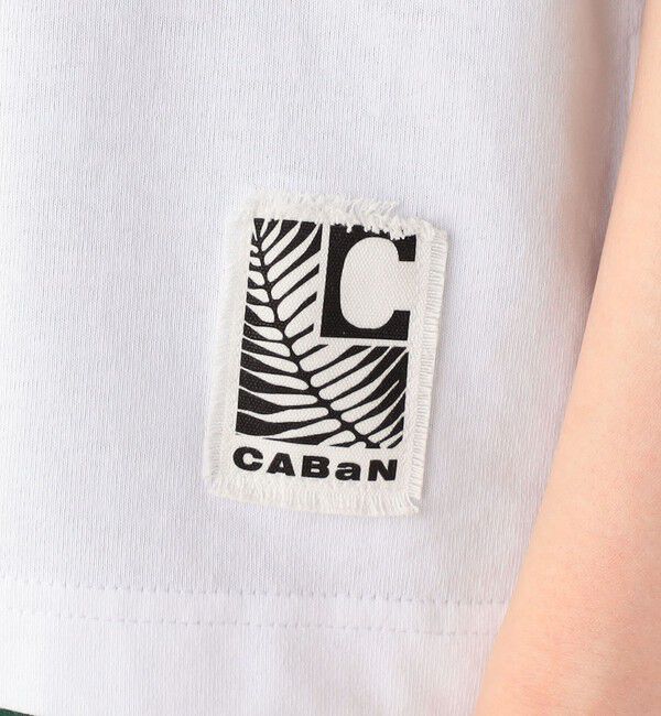 CABaN「ドライスビンコットン ELEPHANTエンブロイダリー Tシャツ」|Tシャツ・カットソー|