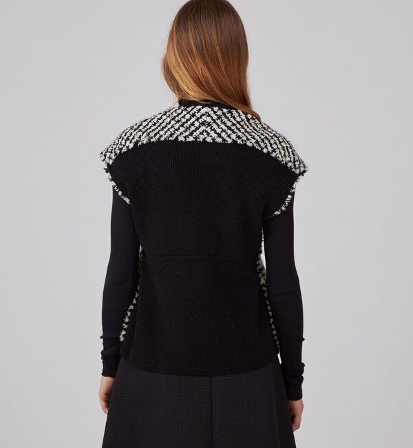 ニットコンビツイード フレンチスリーブジレ（Ballsey）｜ルミネの