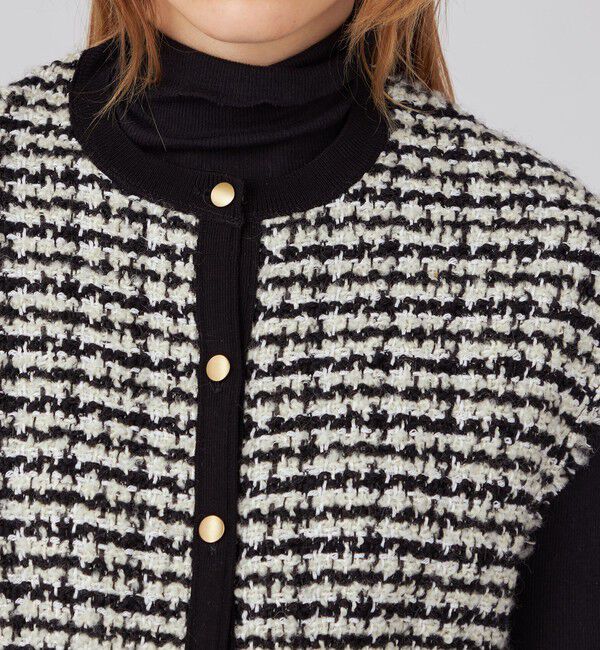 ニットコンビツイード フレンチスリーブジレ（Ballsey）｜ルミネの