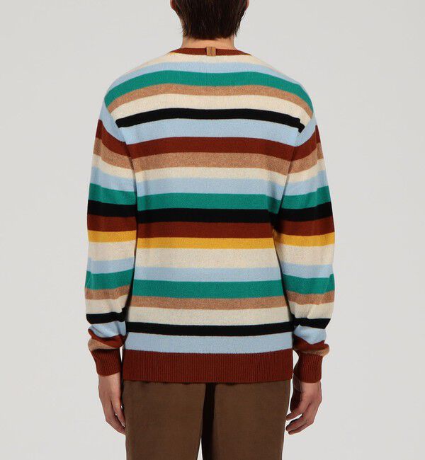 TOMORROWLAND MENS「TOMORROWLAND tricot  カシミヤ マルチボーダーニット」|ニット・セーター|