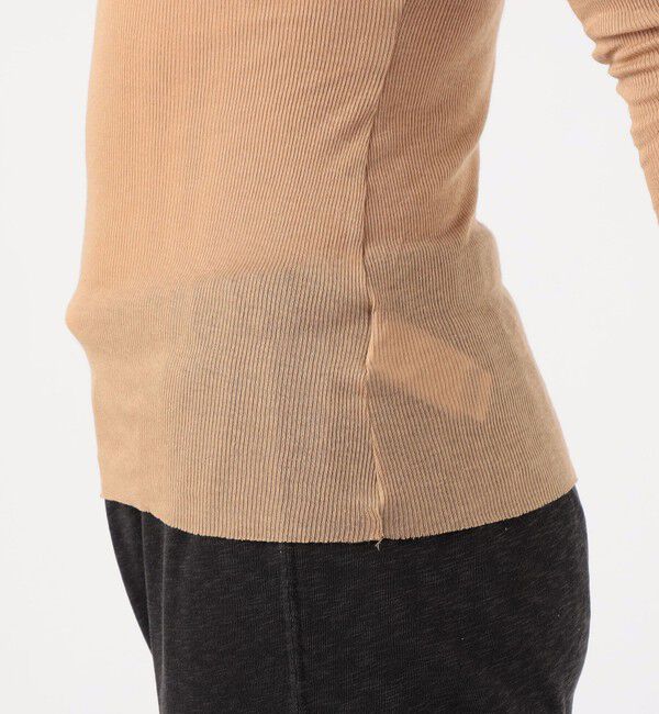 JAMES PERSE「コットンカシミヤブレンドリブ ヘンリーネックプルオーバー WVA3940」|Tシャツ・カットソー|