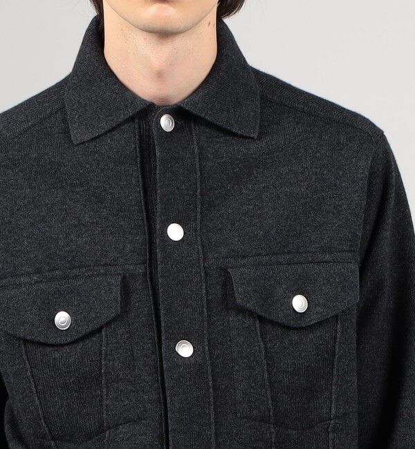 TOMORROWLAND MENS「TOMORROWLAND tricot ウールカシミヤ ミラノリブ ニットGジャン」|ニット・セーター|