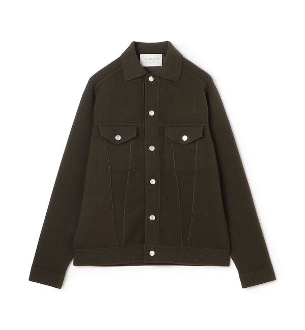 TOMORROWLAND MENS「TOMORROWLAND tricot ウールカシミヤ ミラノリブ ニットGジャン」|ニット・セーター|57 カーキ