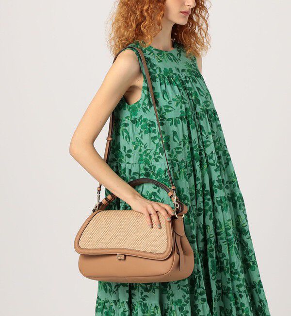 TOMORROWLAND GOODS「LORISTELLA CLEA RAFFIA 2-way バッグ」|ハンドバッグ|