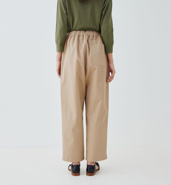 GALERIE VIE「ドライコットンギャバジン イージーファティーグパンツ」|カーゴ|