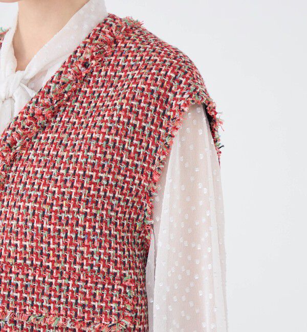 Ballsey「Acerola Vネックショートジレ」|ベスト・ジレ|