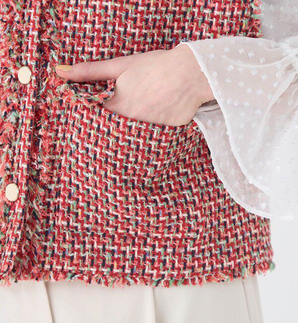 Ballsey「Acerola Vネックショートジレ」|ベスト・ジレ|