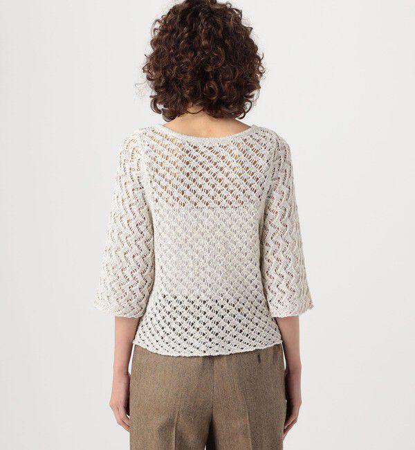 DES PRES「グリッターネップヤーン Vネックカーディガン」|カーディガン|