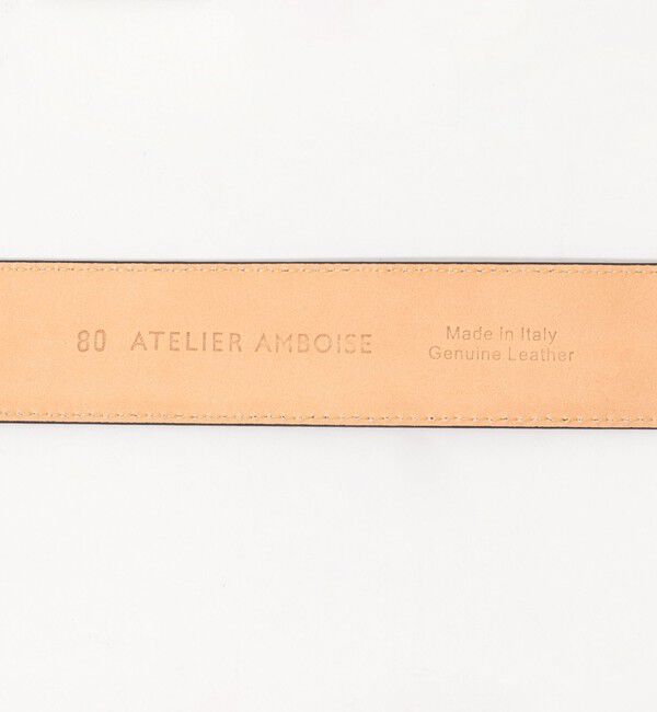 TOMORROWLAND GOODS「AMBOISE ROUND BUCKLE レザーベルト」|ベルト|