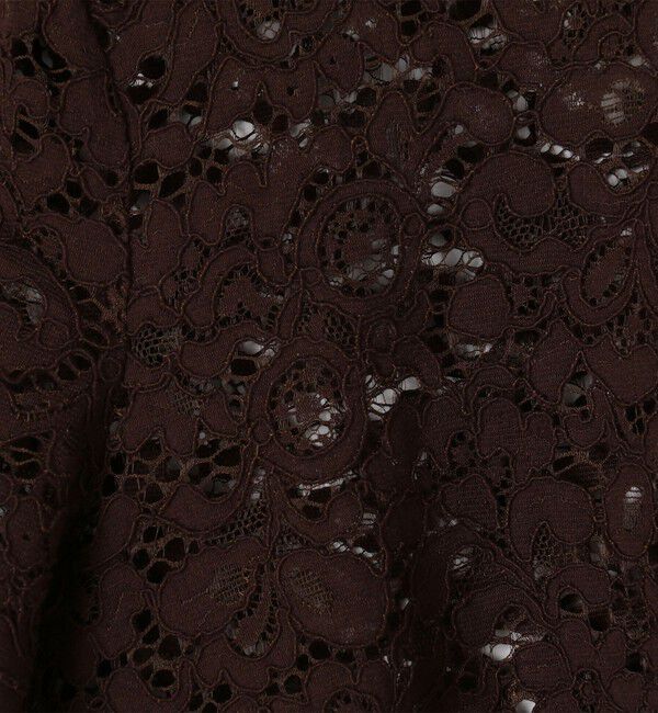 TOMORROWLAND GOODS「BAUM UND PFERDGARTEN MIAH ハーフスリーブレースシャツ」|シャツ・ブラウス|