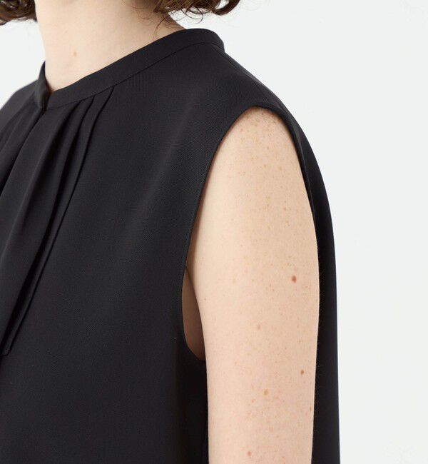 Ballsey「ドライメッシュストレッチ フロントドレープブラウス」|シャツ・ブラウス|