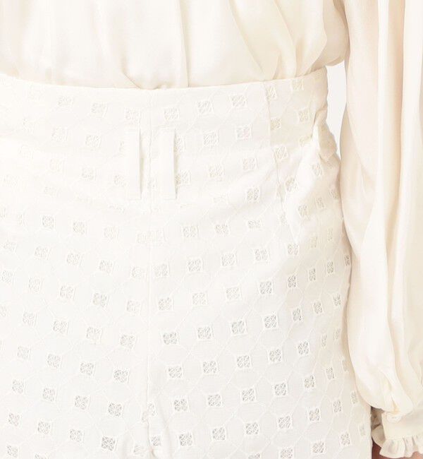 Ballsey「コットンエンブロイダリー サイドタブパンツ」|その他|