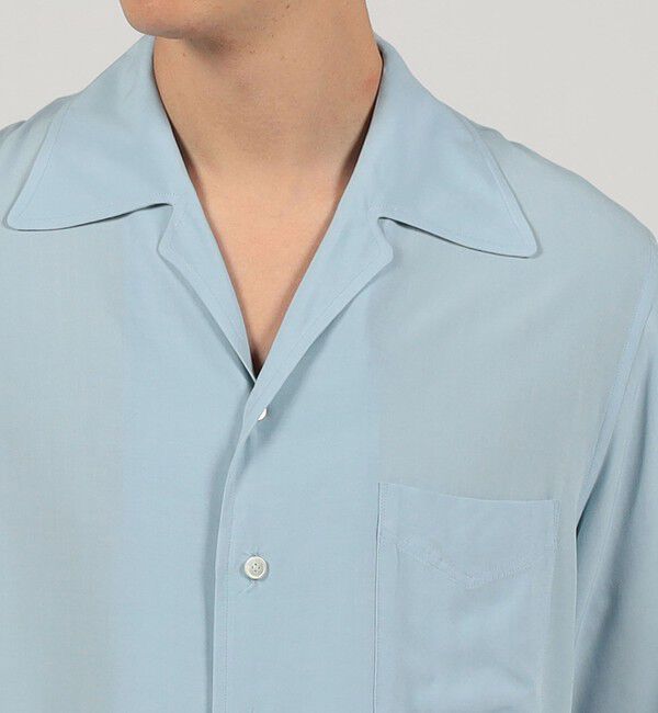 TOMORROWLAND MENS「レーヨン 3ポケット ハーフスリーブシャツ 」|シャツ・ブラウス|