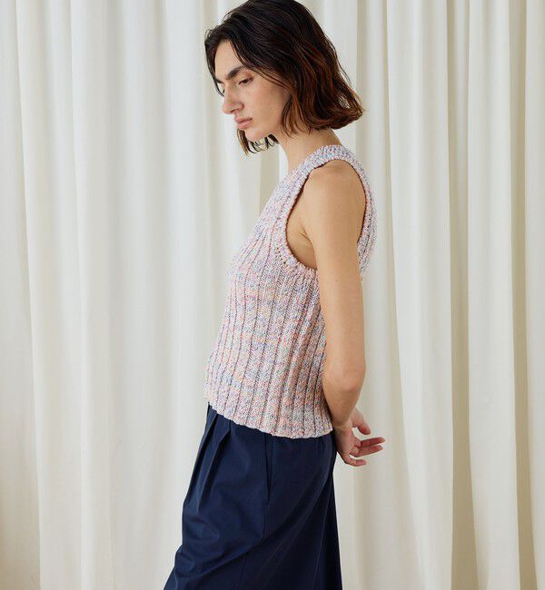 DES PRES「ラミーミックスツイストコットン タンクトップ」|タンクトップ|