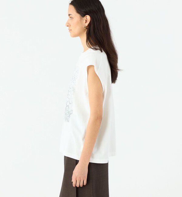 MACPHEE「フォトプリント ノースリーブTシャツ」|Tシャツ・カットソー|