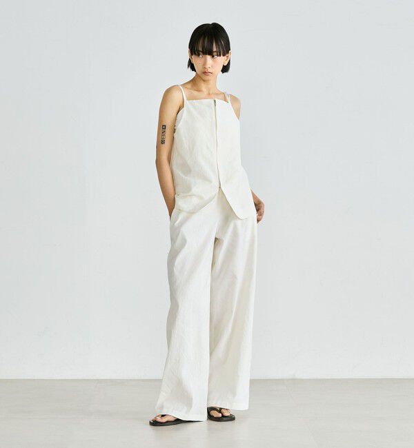 Edition「リネングログラン ワイドスラックス」|スラックス|