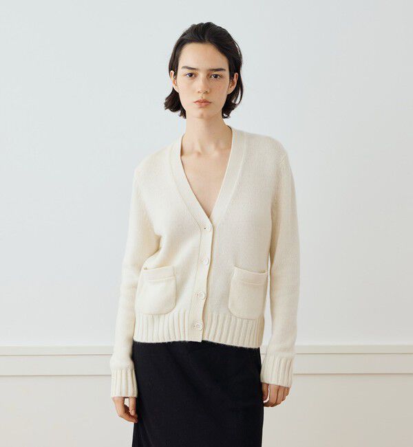 JAMES PERSE「リサイクルカシミヤ Vネックカーディガン WRBC2545」|カーディガン|