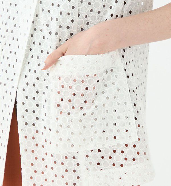 Ballsey「サークルエンブロイダリー ミドルジレ」|ベスト・ジレ|