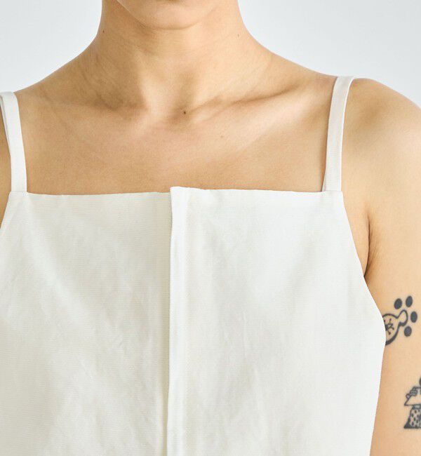 Edition「リネングログラン ジップトップス」|キャミソール|