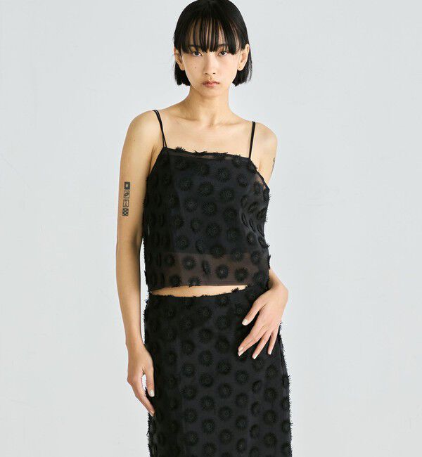 Edition「フラワーエンブロイダリー キャミソール」|キャミソール|