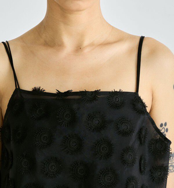 Edition「フラワーエンブロイダリー キャミソール」|キャミソール|