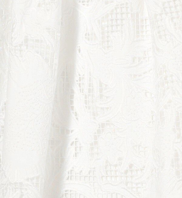 SOULEIADO「コットンエンブロイダリー ペプラムキャミソール」|キャミソール|