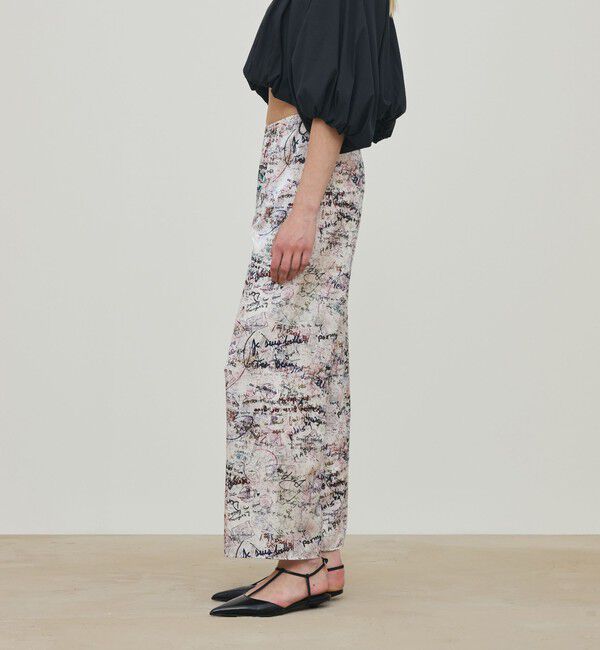 DES PRES「メッセージーウォールプリント リラックスパンツ」|その他|