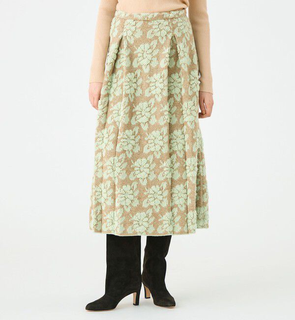 Ballsey「Yasmin タックフレアスカート」|フレア|