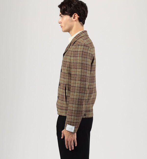 TOMORROWLAND BUYING WEAR「【別注】CARUSO ウールチェック ショートブルゾン」|ブルゾン・スタジャン|