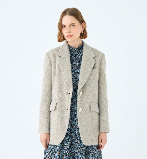 Ballsey「ライトアルパカシャギー テーラードジャケット」|テーラードジャケット|