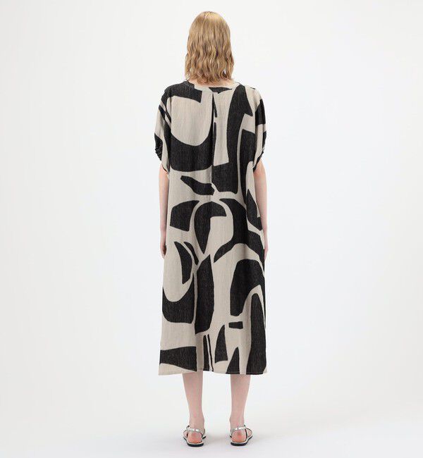 TOMORROWLAND GOODS「HAVERSACK リネンジャカード ワンピース」|ワンピース|