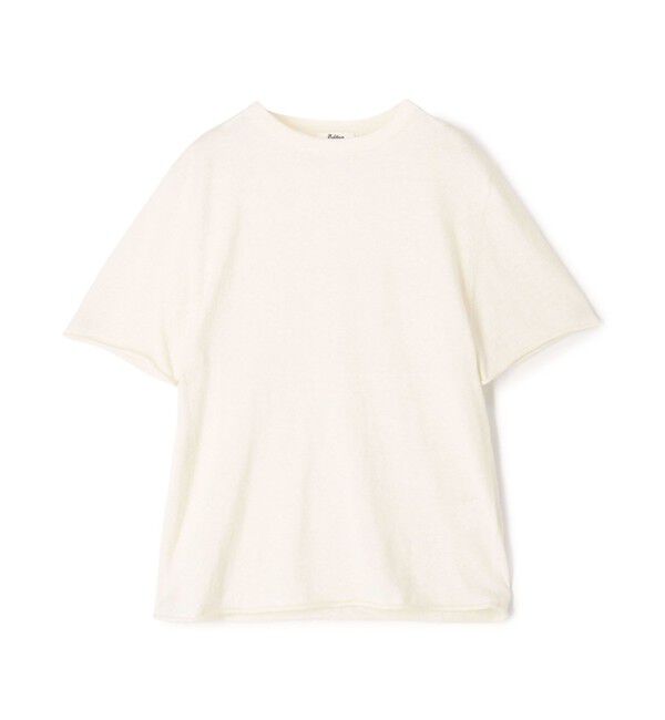 Edition「コットンカシミヤ ハーフスリーブニット」|ニット・セーター|11 ホワイト