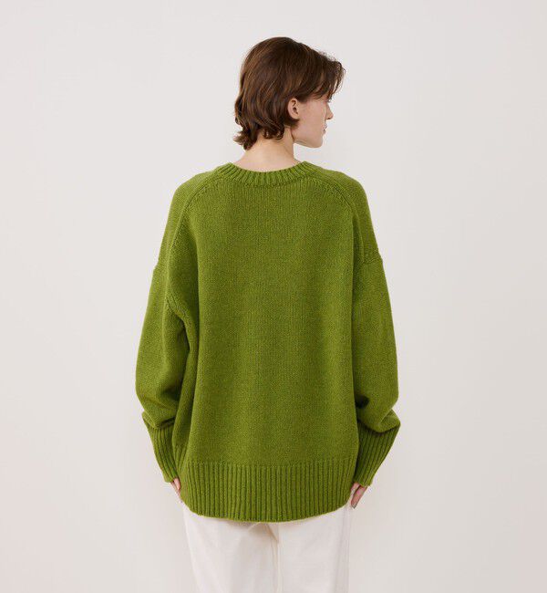 極美品✨ギャルリーヴィー　2023　ファインウール クルーネックプルオーバー　S 極美品✨ギャルリーヴィー 2023 ファインウール クルーネックプル