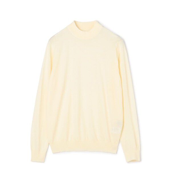 TOMORROWLAND MENS「TOMORROWLAND tricot スーパーファインメリノウール モックネックプルオーバー S-WOOL」|ニット・セーター|11 ホワイト