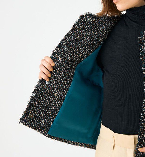 Ballsey「Rachel ノーカラージャケット」|ノーカラージャケット|