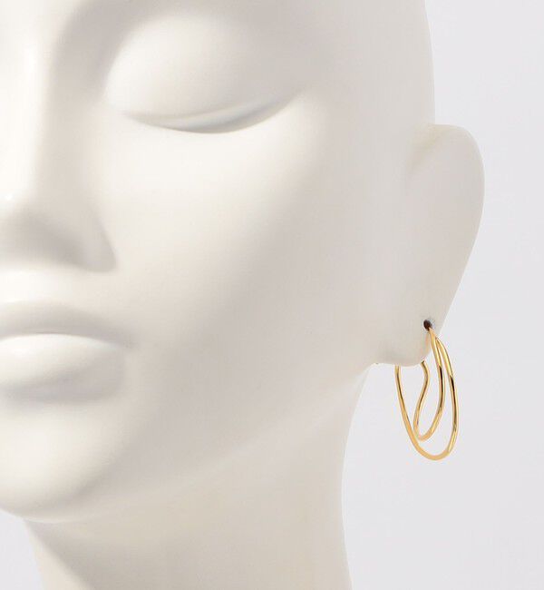 TOMORROWLAND GOODS「BAR Jewellery CROSSED PATHS ピアス」|ピアス|