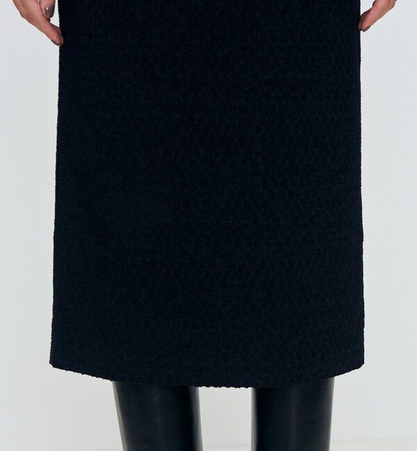 TOMORROWLAND collection「モールアニマル ストレートスカート」|タイト|