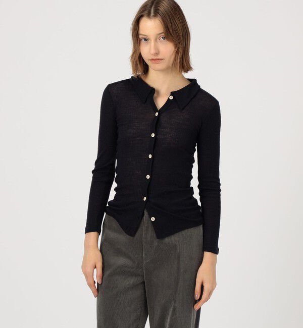 TOMORROWLAND GOODS「BASERANGE COSME ウールリブ シャツ」|Tシャツ・カットソー|