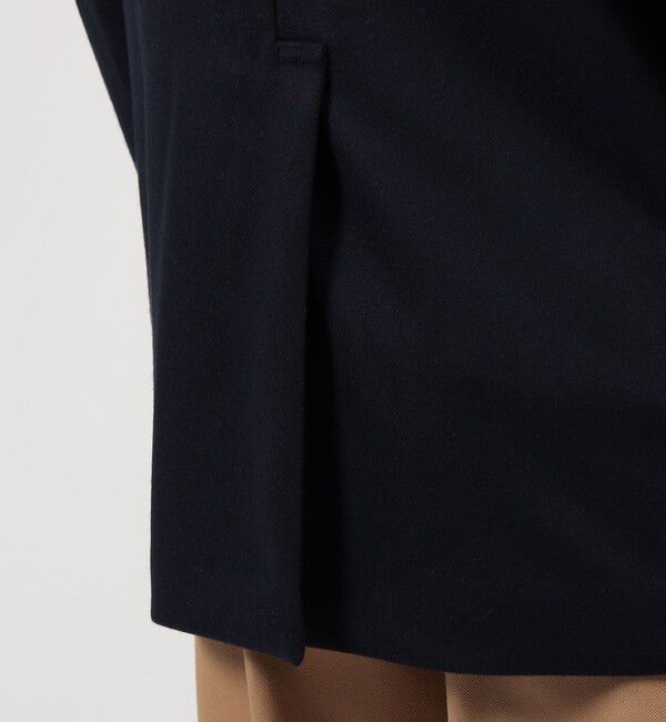 TOMORROWLAND MENS「カレッジフランネルウール シングルブレステッド メタル釦 3Bジャケット」|テーラードジャケット|