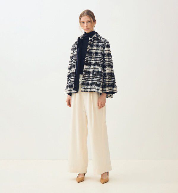 TOMORROWLAND collection「オーロラグレンチェック Aラインコート」|その他|