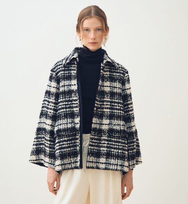 TOMORROWLAND collection「オーロラグレンチェック Aラインコート」|その他|