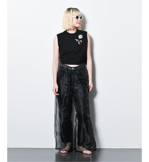  「[THE MOOD] ノースリーブショートTEE」|Tシャツ・カットソー|