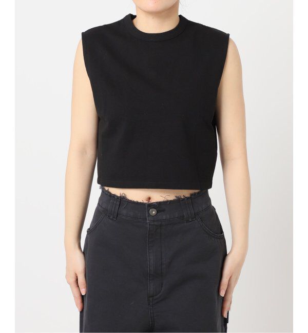  「[THE MOOD] ノースリーブショートTEE」|Tシャツ・カットソー|