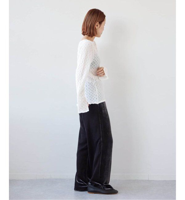 EMILYWEEK「《追加2》レーシープルオーバー（ホワイト）」|Tシャツ・カットソー|