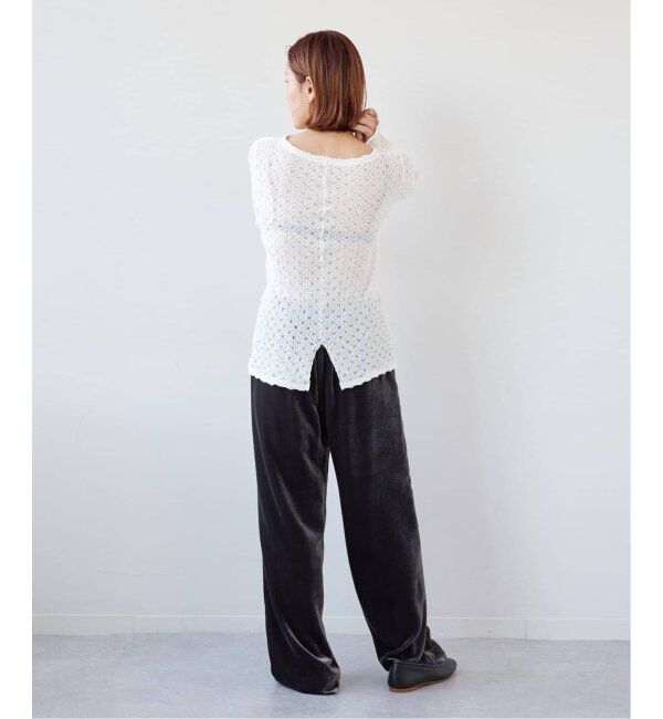 EMILYWEEK「《追加2》レーシープルオーバー（ホワイト）」|Tシャツ・カットソー|