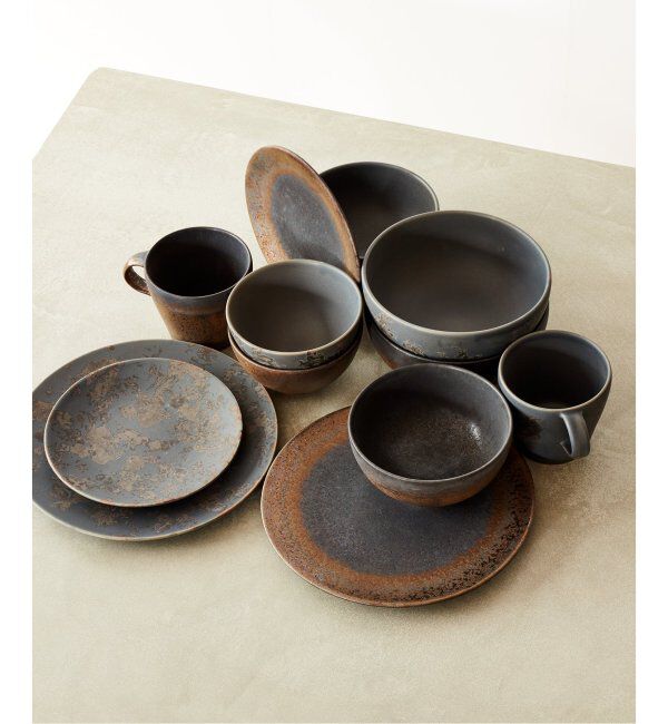 journal standard Furniture「《予約》【SAKUZAN/サクザン】作山窯&times;JSF 別注 プレート 16cm SUMI」|食器・キッチングッズ|