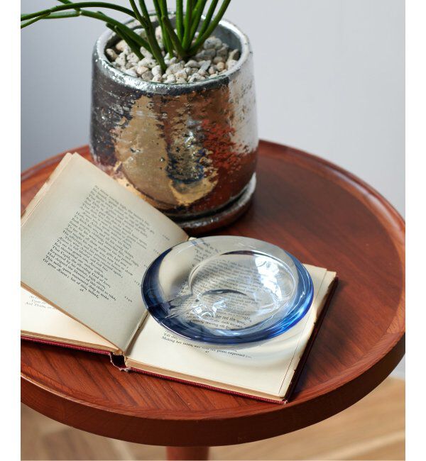 journal standard Furniture「★GLASS TRAY S ガラス トレー 灰皿 お香トレー」|ステーショナリー|