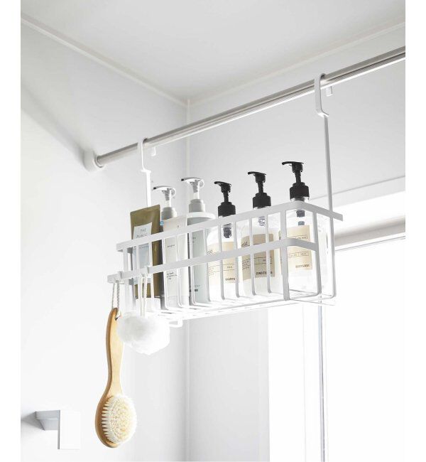 journal standard Furniture「《WEB限定》【tower/タワー】引っ掛けバスルームバスケット ワイド」|トイレタリー・ランドリーグッズ|ホワイト