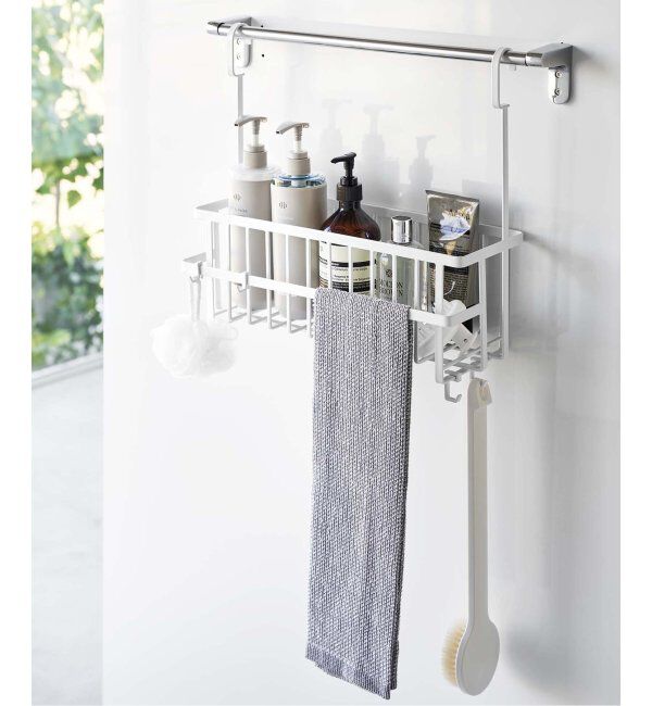 journal standard Furniture「《WEB限定》【tower/タワー】引っ掛けバスルームバスケット ワイド」|トイレタリー・ランドリーグッズ|