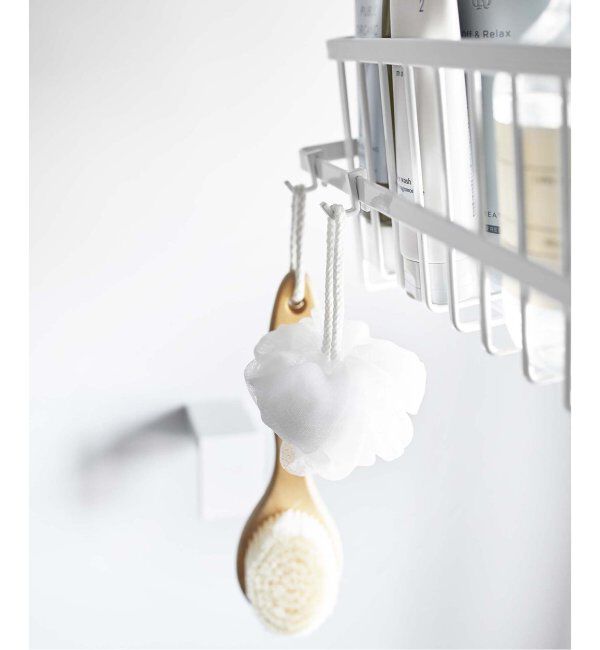 journal standard Furniture「《WEB限定》【tower/タワー】引っ掛けバスルームバスケット ワイド」|トイレタリー・ランドリーグッズ|